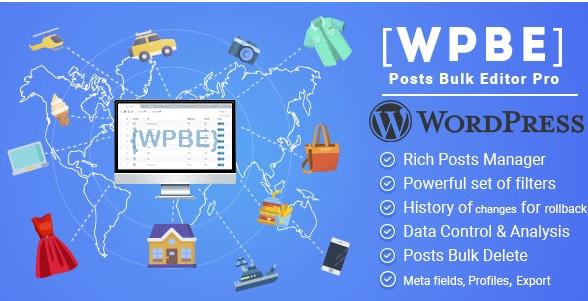 WPBE – WordPress Posts Bulk Editor Professional 2.0.6-学课技术网