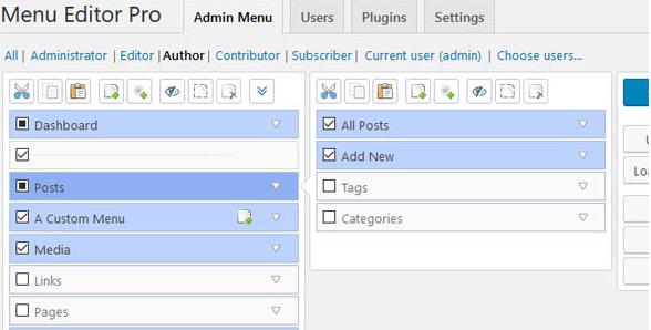 Admin Menu Editor Pro v2.30(未汉化) – wordpress菜单编辑器