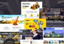 BuildMe v4.5 建筑公司模板-学课SEO