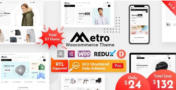 Metro v2.11.0(已汉化) – WordPress商店主题