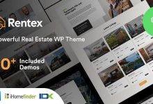 Rentex v1.6.5 – WordPress房地产主题-学课SEO