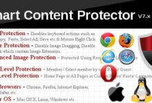 Smart Content Protector Pro v8.3 - 文本图像保护插件-学课SEO