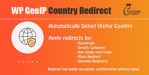 WP GeoIP Country Redirect v4.3 – IP地理位置自定义重定向插件