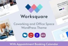 Worksquare v1.2 – 共享办公空间WordPress主题-学课SEO