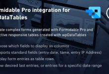 wpDataTables v1.4 强大表单集成插件-学课SEO