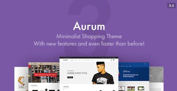 Aurum v4.0.6汉化无限制版 – Minimalist Shopping WordPress主题