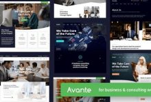Avante v2.1.0破解版 – WordPres业务咨询主题-学课SEO