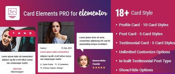 Card Elements Pro for Elementor v1.1.2
