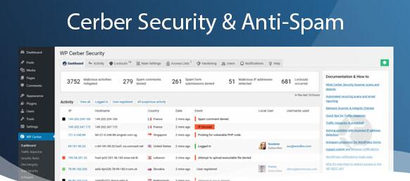 Cerber Security Pro v8.6.8汉化无限制版 – WordPress安全插件