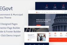 EGovt v1.0.4 – WordPress市政府主题-学课SEO