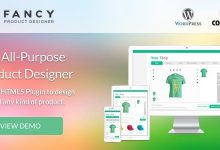 Fancy Product Designer v4.5.6 - Wordpress产品设计插件-学课SEO