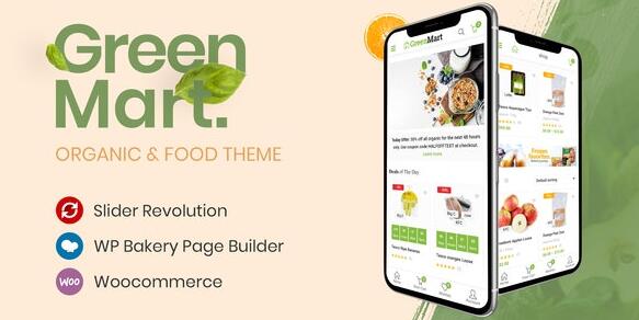 GreenMart v4.1.24 免激活版（已汉化） – WooCommerce 有机食品 WordPress主题