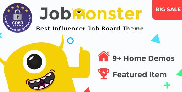 Jobmonster v4.6.7.7汉化无限制版 – Job Board WordPress主题