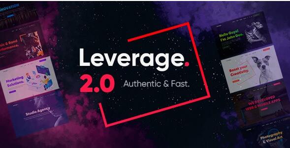 Leverage v2.2.1（已汉化） – WordPress金融主题