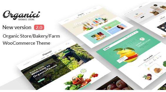 Organici v2.1.0 – Organic Store＆Bakery WooCommerce主题
