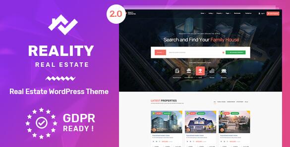 Reality v2.6.0汉化无限制版（已汉化） – WordPress房地产主题