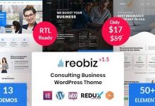 Reobiz v3.2 – WordPress咨询业务主题-学课SEO