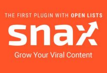Snax v1.84 – WordPress内容前端上传插件-学课SEO