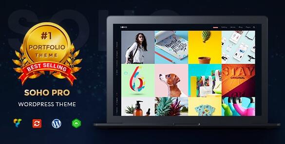 Soho Pro v2.1.2无限制版 – WordPress创意作品展示主题