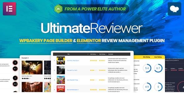 Ultimate Reviewer v3.2.11 – Elementor和WPBakery Page Builder插件