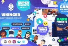 Vikinger v1.3.0 – BuddyPress and GamiPress Social Community-学课SEO