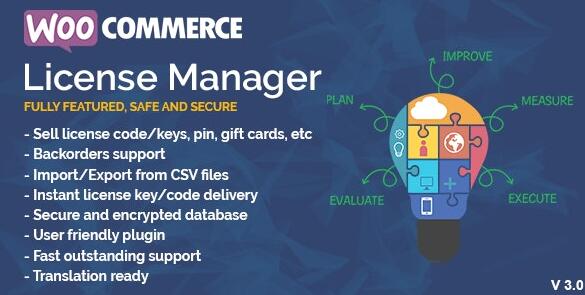 WooCommerce License Manager v6.0.5无限制版（已汉化） – WooCommerce 许可证管理器