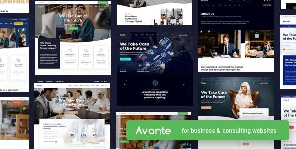 Avante v3.0无限制版–业务咨询WordPres主题