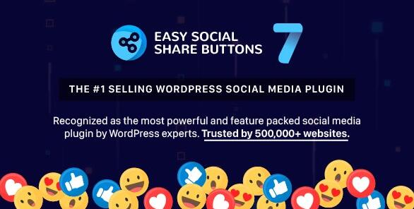Easy Social Share Buttons v10.8 无限制版（已汉化） – WordPress 社交分享按钮插件