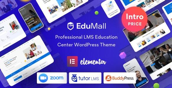 EduMall v5.7.9  –专业LMS教育中心WordPress主题