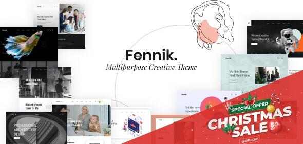 Fennik v1.0.7无限制版 –多功能创意WordPress主题