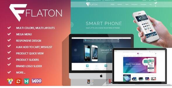 Flaton v1.6.4 – WooCommerce响应式数字主题