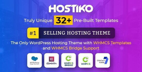Hostiko v93.0.2无限制版（已汉化）– WordPress WHMCS托管主题