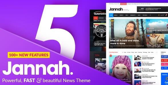 Jannah v7.5.1 无限制版– Newspaper Magazine News BuddyPress AMP