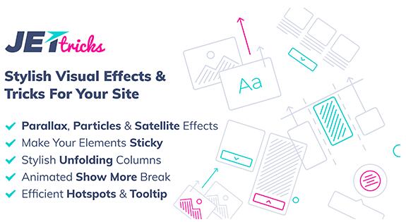 JetTricks v1.5.8无限制版 – Elementor的视觉效果