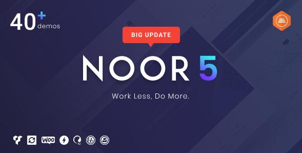 Noor v6.1.0无限制版 – WordPress最小的多功能主题