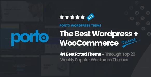 Porto v7.6.1 无限制版（已汉化） – WordPres企业多功能主题