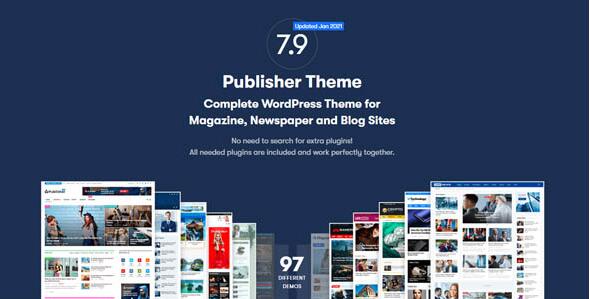 Publisher Pro 7.12.0 Final无限制版(已汉化)–WordPress报纸和杂志主题
