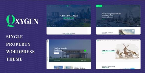 Qxygen v1.0.5 – WordPress房地产经纪公司主题