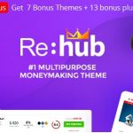 Rehub v16.5.1破解版(已汉化) –会员营销,多厂商商店,社区主题-学课技术网
