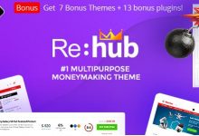 Rehub v15.6.2破解版(已汉化) –会员营销,多厂商商店,社区主题-学课SEO
