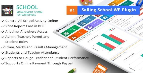 School Management System for WordPress v93.1无限制版(已汉化)
