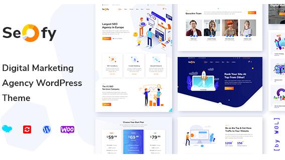 Seofy v1.6.9 – 数字营销公司WordPress主题