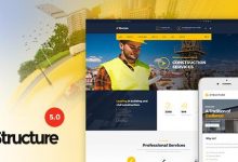 Structure v6.9.9 – WordPress建筑公司主题-学课SEO