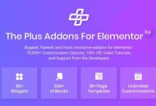 The Plus v4.1.4 破解版– Addon for Elementor Page Builder WordPress Plugin-学课SEO