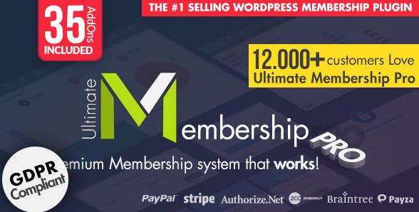 Ultimate Membership Pro v13.65无限激活版（已汉化）- WordPress会员插件