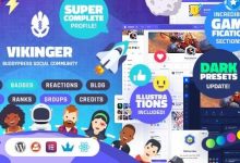 Vikinger v1.3.3 – BuddyPress和GamiPress社会社区-学课SEO