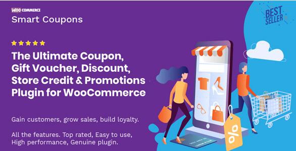 WooCommerce Smart Coupons v9.60.0（已汉化）- WooCommerce 智能优惠券插件