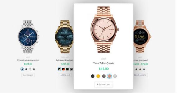WooCommerce Variation Swatches Pro v2.2.1无限制版（已汉化） – WooCommerce 变体色板插件