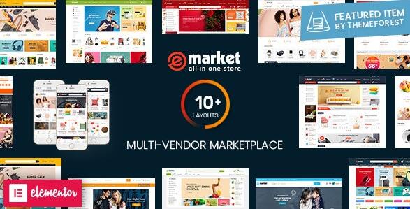 eMarket v8.1.5无限制版（已汉化） – WordPress多供应商MarketPlace 主题