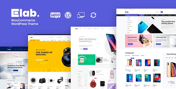 eLab v1.2.4无限制版 – WordPress电子商务主题